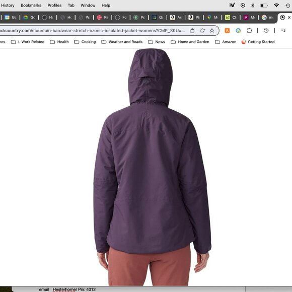 Mountain Hardwear Stretch Ozonic Insulated Jacket in plurple - Picture 2 of 4